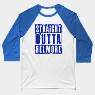 Canterbury Bulldogs - STRAIGHT OUTTA BELMORE Baseball T-Shirt